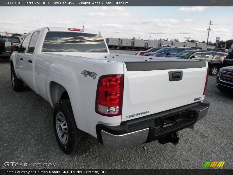 Summit White / Dark Titanium 2014 GMC Sierra 2500HD Crew Cab 4x4