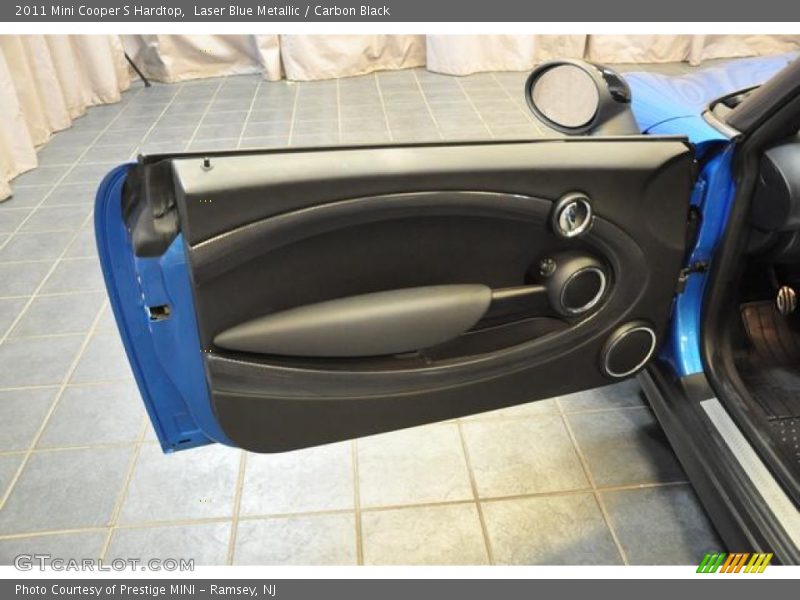 Laser Blue Metallic / Carbon Black 2011 Mini Cooper S Hardtop