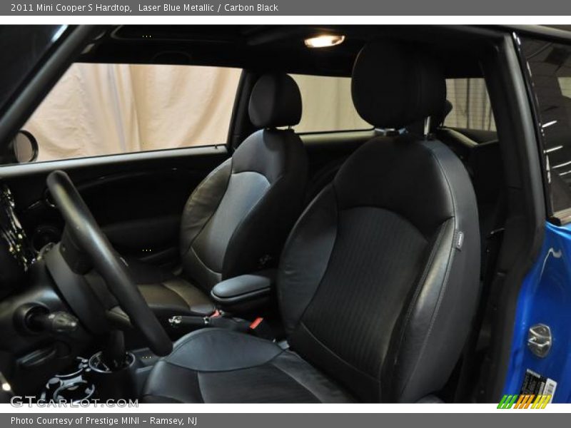 Laser Blue Metallic / Carbon Black 2011 Mini Cooper S Hardtop