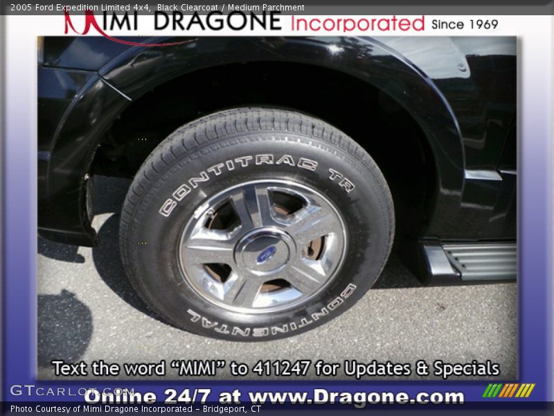 Black Clearcoat / Medium Parchment 2005 Ford Expedition Limited 4x4