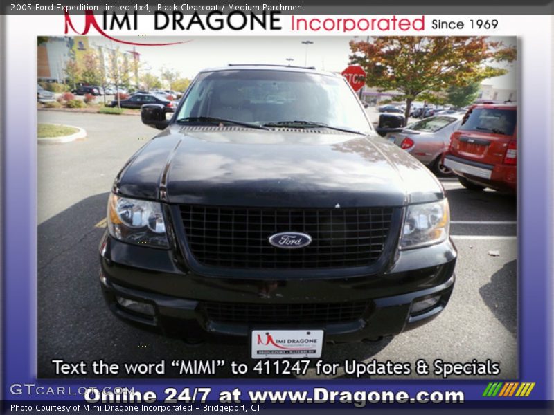 Black Clearcoat / Medium Parchment 2005 Ford Expedition Limited 4x4