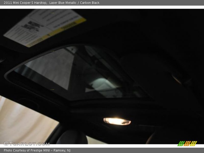Laser Blue Metallic / Carbon Black 2011 Mini Cooper S Hardtop