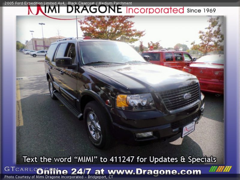 Black Clearcoat / Medium Parchment 2005 Ford Expedition Limited 4x4