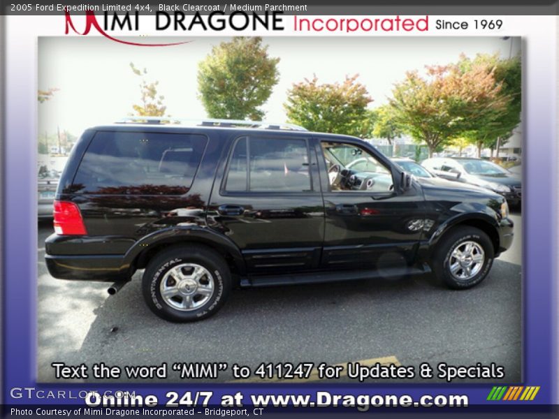 Black Clearcoat / Medium Parchment 2005 Ford Expedition Limited 4x4