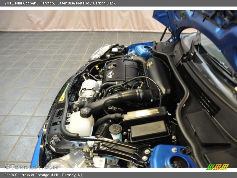 Laser Blue Metallic / Carbon Black 2011 Mini Cooper S Hardtop
