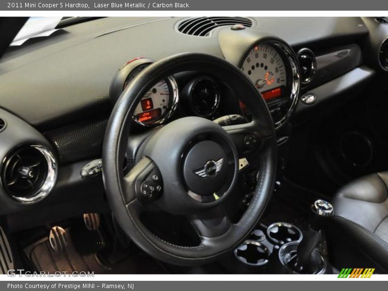 Laser Blue Metallic / Carbon Black 2011 Mini Cooper S Hardtop