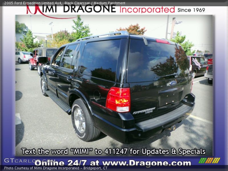Black Clearcoat / Medium Parchment 2005 Ford Expedition Limited 4x4