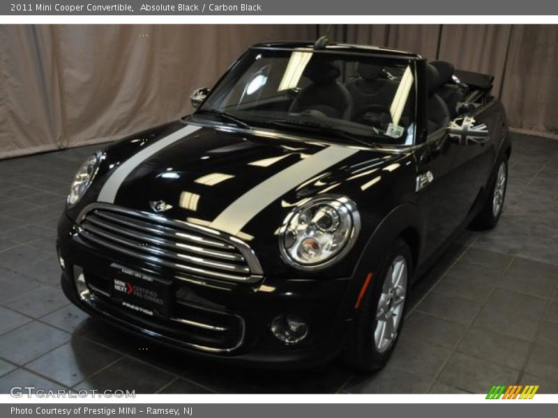 Absolute Black / Carbon Black 2011 Mini Cooper Convertible