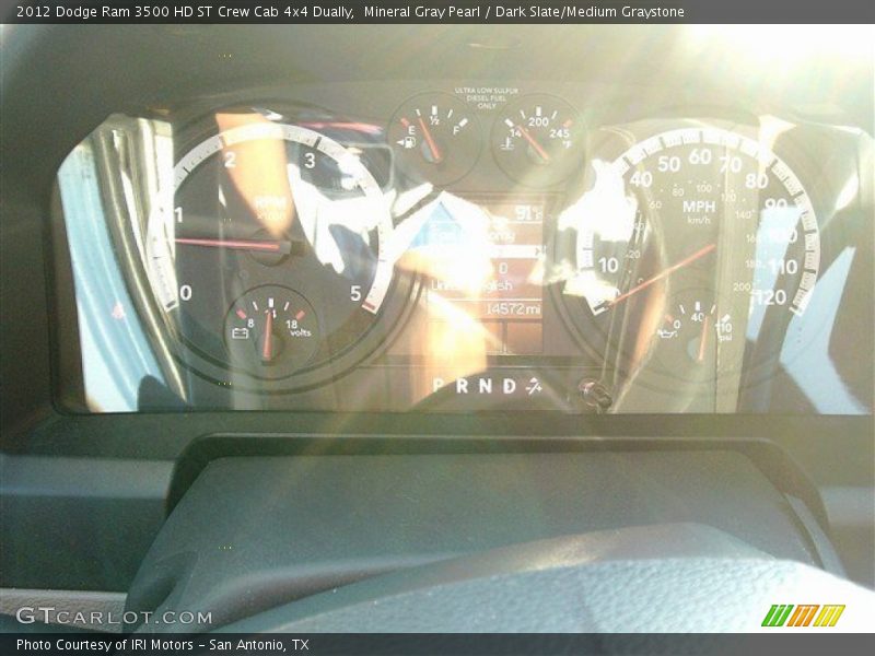 Mineral Gray Pearl / Dark Slate/Medium Graystone 2012 Dodge Ram 3500 HD ST Crew Cab 4x4 Dually