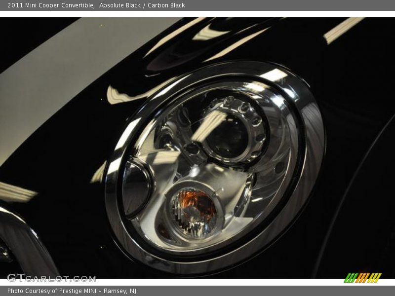 Absolute Black / Carbon Black 2011 Mini Cooper Convertible