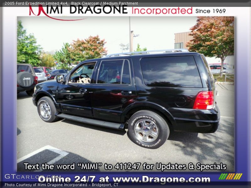 Black Clearcoat / Medium Parchment 2005 Ford Expedition Limited 4x4