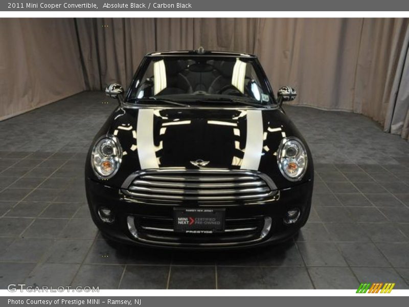 Absolute Black / Carbon Black 2011 Mini Cooper Convertible