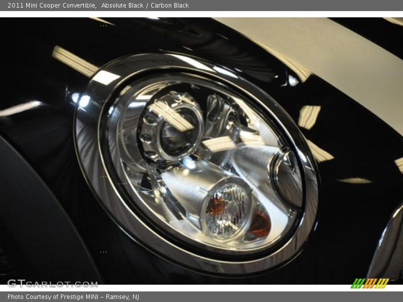 Absolute Black / Carbon Black 2011 Mini Cooper Convertible