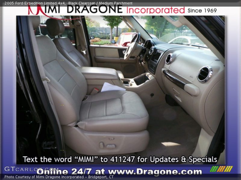 Black Clearcoat / Medium Parchment 2005 Ford Expedition Limited 4x4