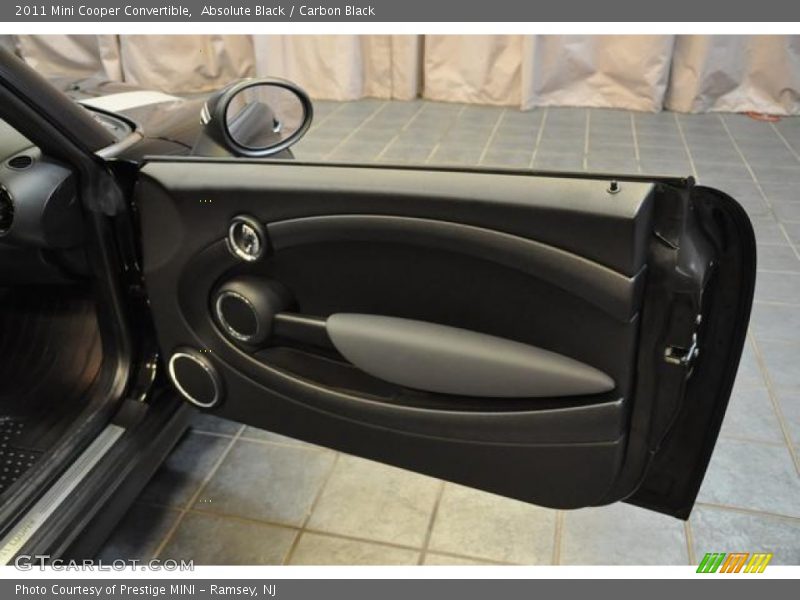 Absolute Black / Carbon Black 2011 Mini Cooper Convertible