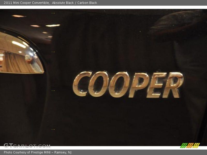 Absolute Black / Carbon Black 2011 Mini Cooper Convertible