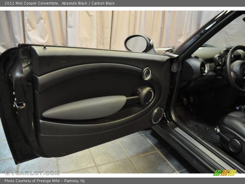 Absolute Black / Carbon Black 2011 Mini Cooper Convertible
