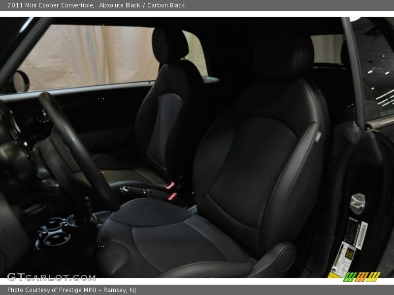 Absolute Black / Carbon Black 2011 Mini Cooper Convertible