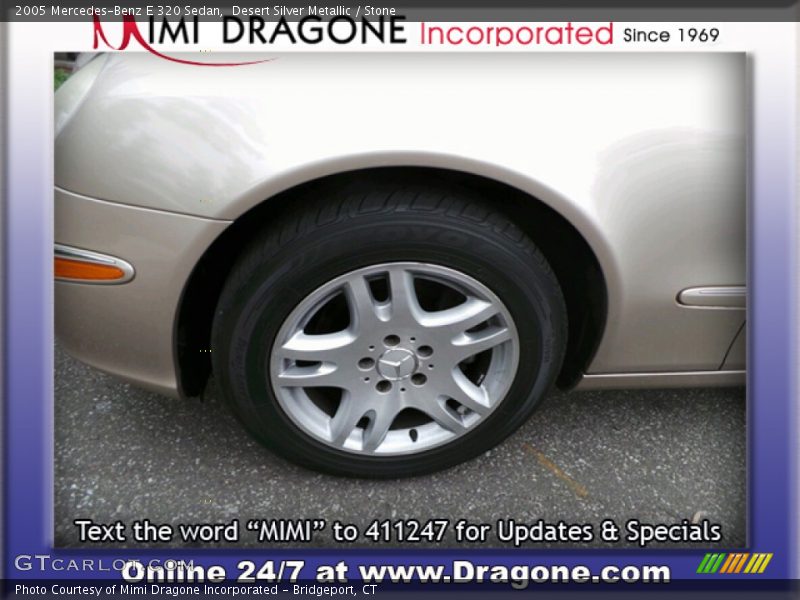Desert Silver Metallic / Stone 2005 Mercedes-Benz E 320 Sedan