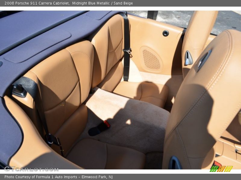 Midnight Blue Metallic / Sand Beige 2008 Porsche 911 Carrera Cabriolet