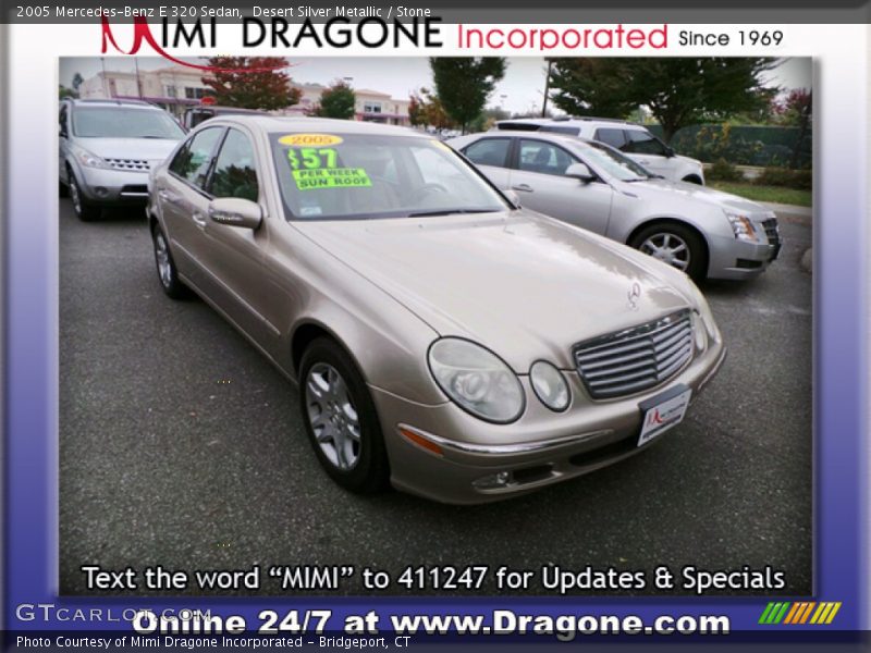 Desert Silver Metallic / Stone 2005 Mercedes-Benz E 320 Sedan
