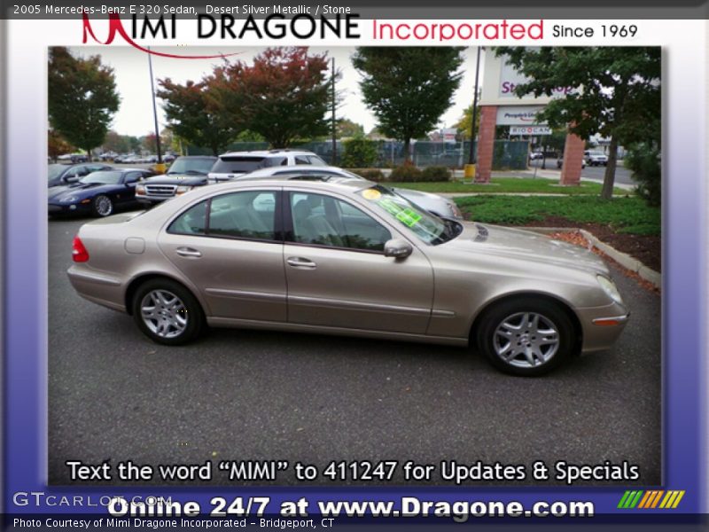 Desert Silver Metallic / Stone 2005 Mercedes-Benz E 320 Sedan