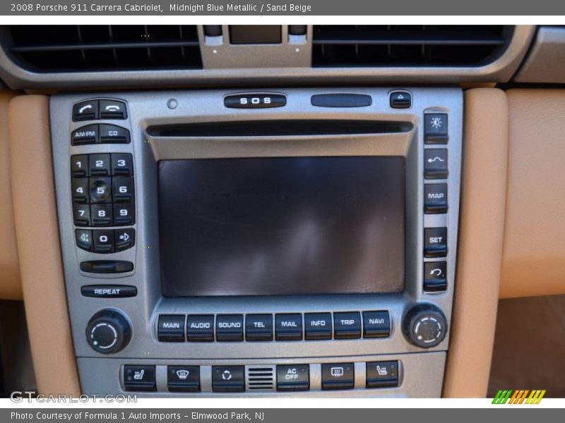 Midnight Blue Metallic / Sand Beige 2008 Porsche 911 Carrera Cabriolet