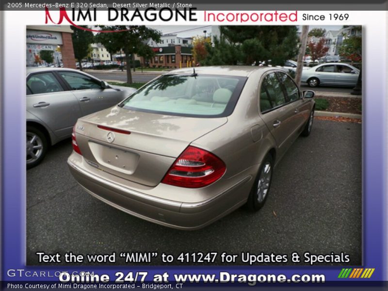 Desert Silver Metallic / Stone 2005 Mercedes-Benz E 320 Sedan