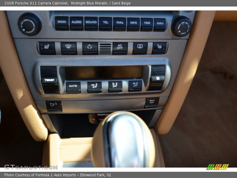 Midnight Blue Metallic / Sand Beige 2008 Porsche 911 Carrera Cabriolet