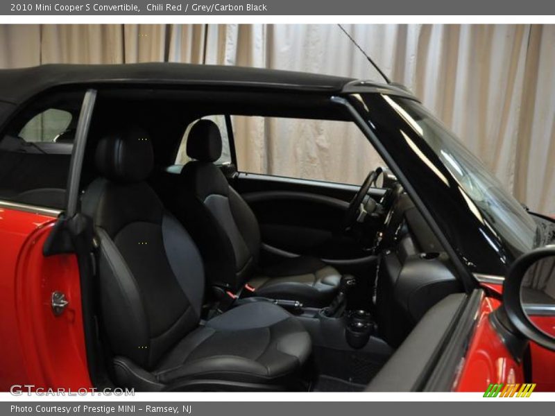 Chili Red / Grey/Carbon Black 2010 Mini Cooper S Convertible