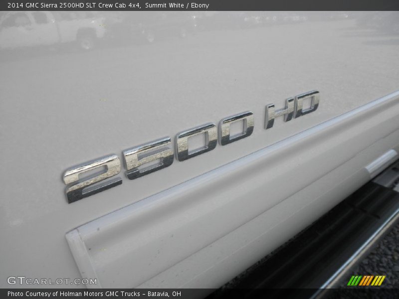 Summit White / Ebony 2014 GMC Sierra 2500HD SLT Crew Cab 4x4