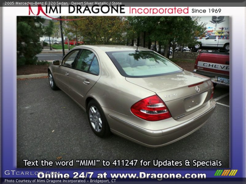 Desert Silver Metallic / Stone 2005 Mercedes-Benz E 320 Sedan