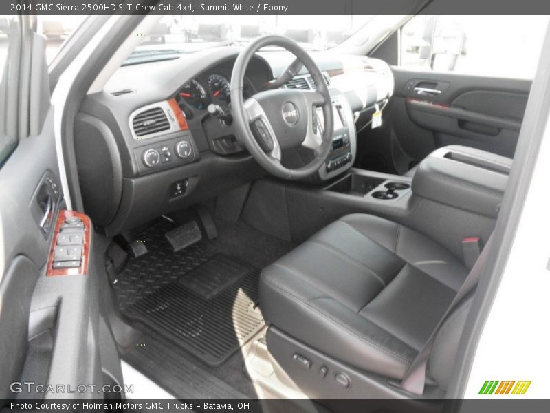 Ebony Interior - 2014 Sierra 2500HD SLT Crew Cab 4x4 