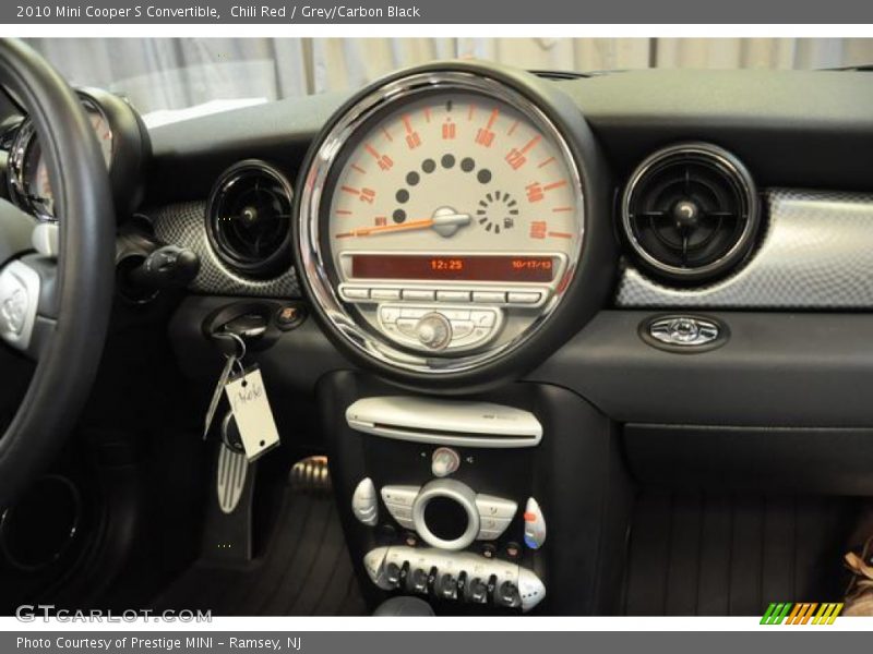 Chili Red / Grey/Carbon Black 2010 Mini Cooper S Convertible