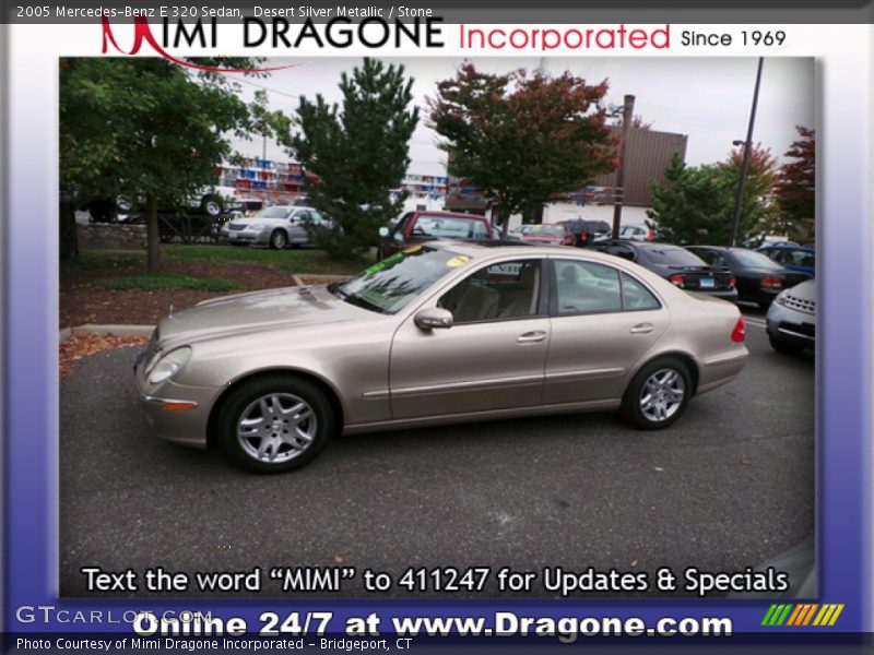 Desert Silver Metallic / Stone 2005 Mercedes-Benz E 320 Sedan
