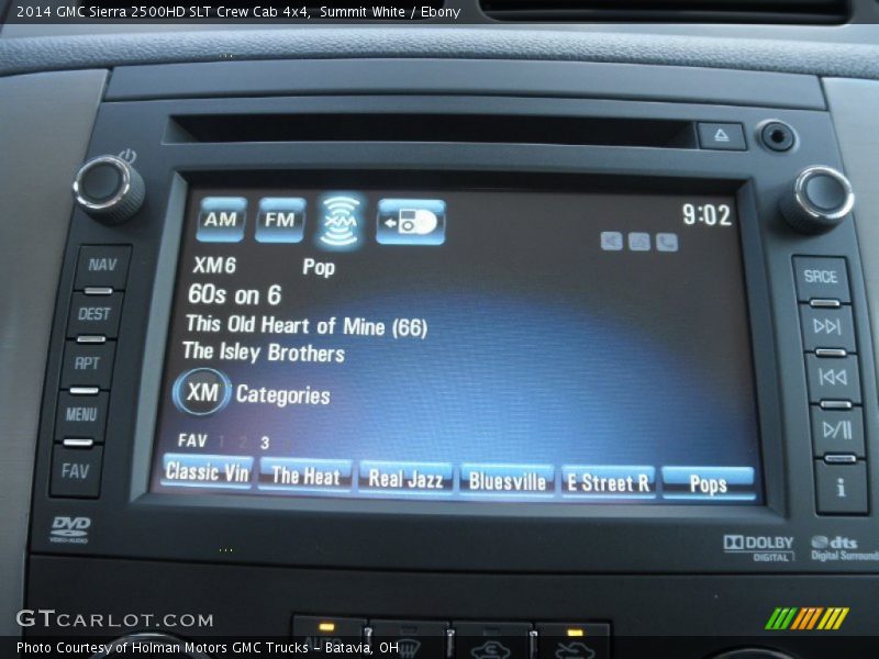 Summit White / Ebony 2014 GMC Sierra 2500HD SLT Crew Cab 4x4