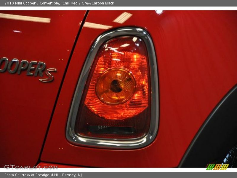 Chili Red / Grey/Carbon Black 2010 Mini Cooper S Convertible