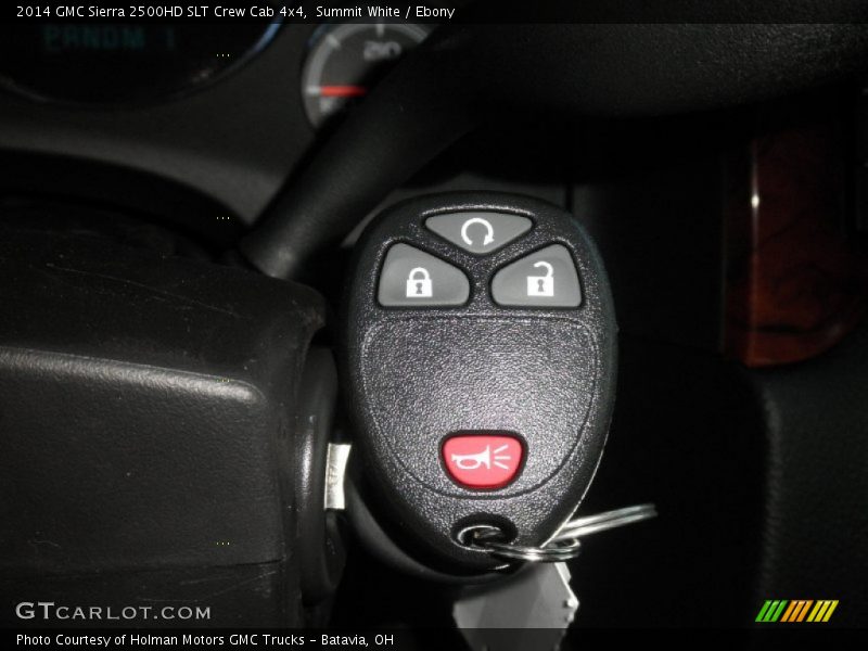 Summit White / Ebony 2014 GMC Sierra 2500HD SLT Crew Cab 4x4