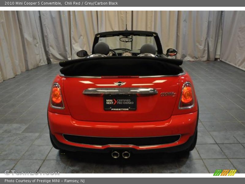 Chili Red / Grey/Carbon Black 2010 Mini Cooper S Convertible