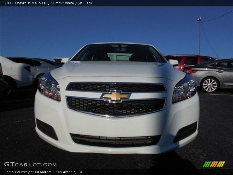 Summit White / Jet Black 2013 Chevrolet Malibu LT