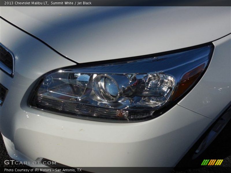 Summit White / Jet Black 2013 Chevrolet Malibu LT