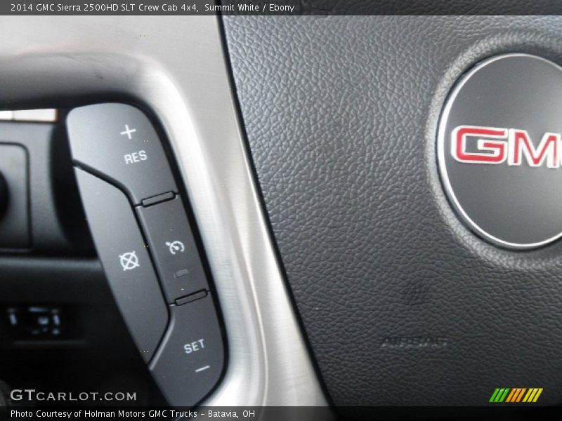 Summit White / Ebony 2014 GMC Sierra 2500HD SLT Crew Cab 4x4