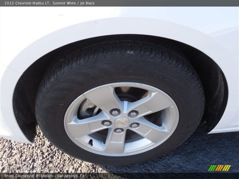 Summit White / Jet Black 2013 Chevrolet Malibu LT
