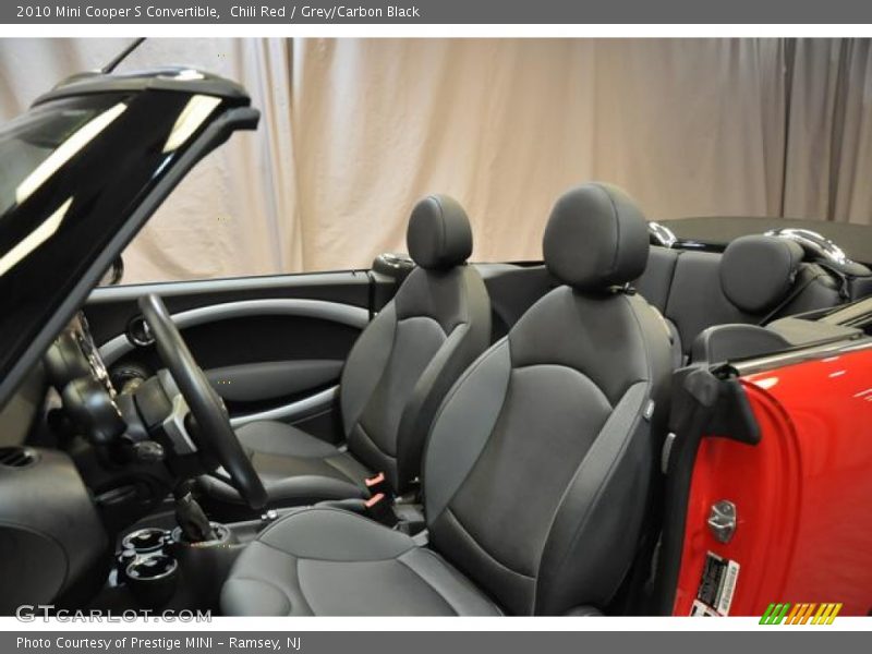 Chili Red / Grey/Carbon Black 2010 Mini Cooper S Convertible