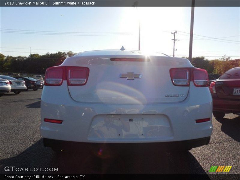 Summit White / Jet Black 2013 Chevrolet Malibu LT