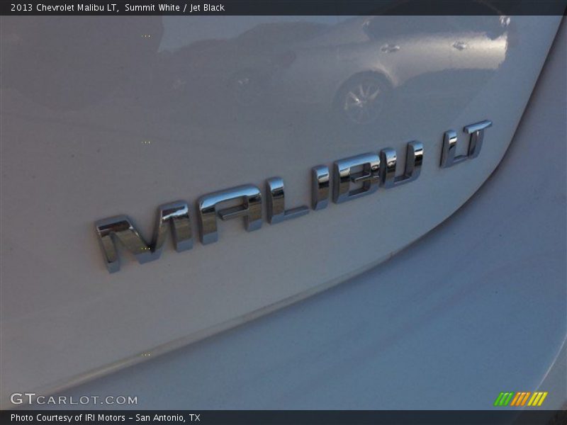 Summit White / Jet Black 2013 Chevrolet Malibu LT