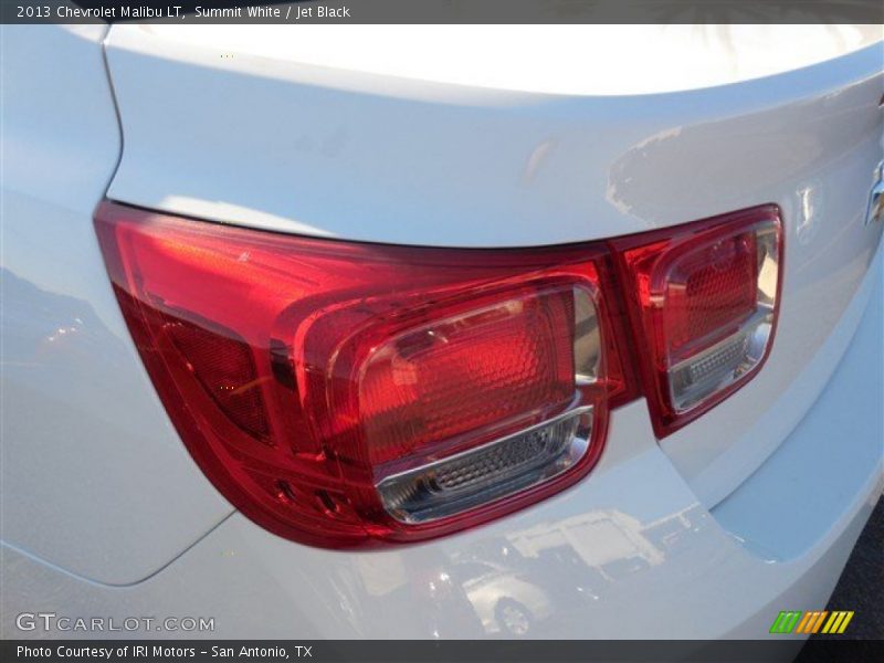 Summit White / Jet Black 2013 Chevrolet Malibu LT