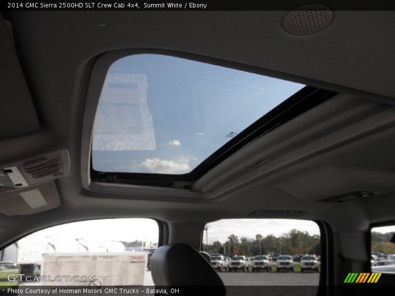 Summit White / Ebony 2014 GMC Sierra 2500HD SLT Crew Cab 4x4