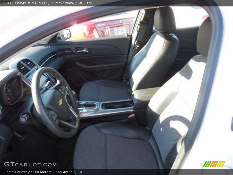 Summit White / Jet Black 2013 Chevrolet Malibu LT