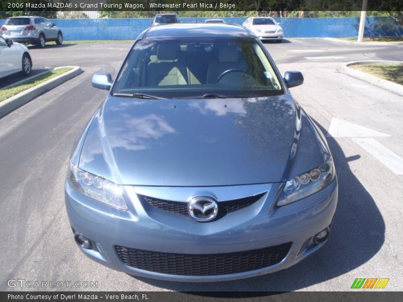 Whitewater Pearl Mica / Beige 2006 Mazda MAZDA6 s Grand Touring Wagon